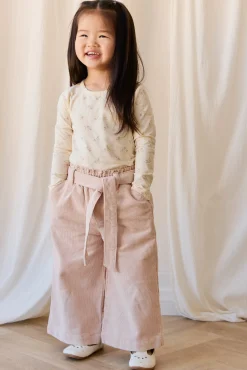 Organic Cotton Long Sleeve Top - Thelma Parchment
