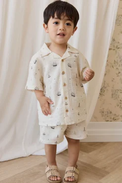 Organic Cotton Louis Short-Sailing Day