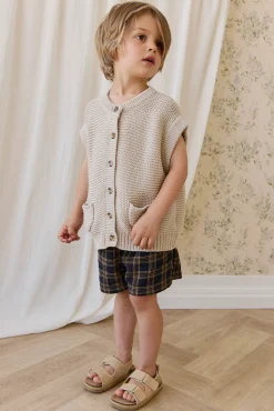 Organic Cotton Louis Short-Woodland Check