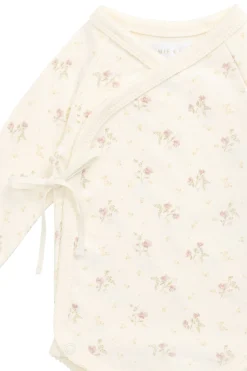 Organic Cotton Marina Bodysuit - Thelma Parchment