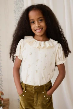 Organic Cotton Marlene Top - Josepha Egret Small