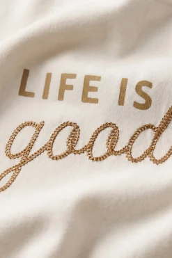 Organic Cotton Marshall Long Sleeve Top - Cloud Life is Good