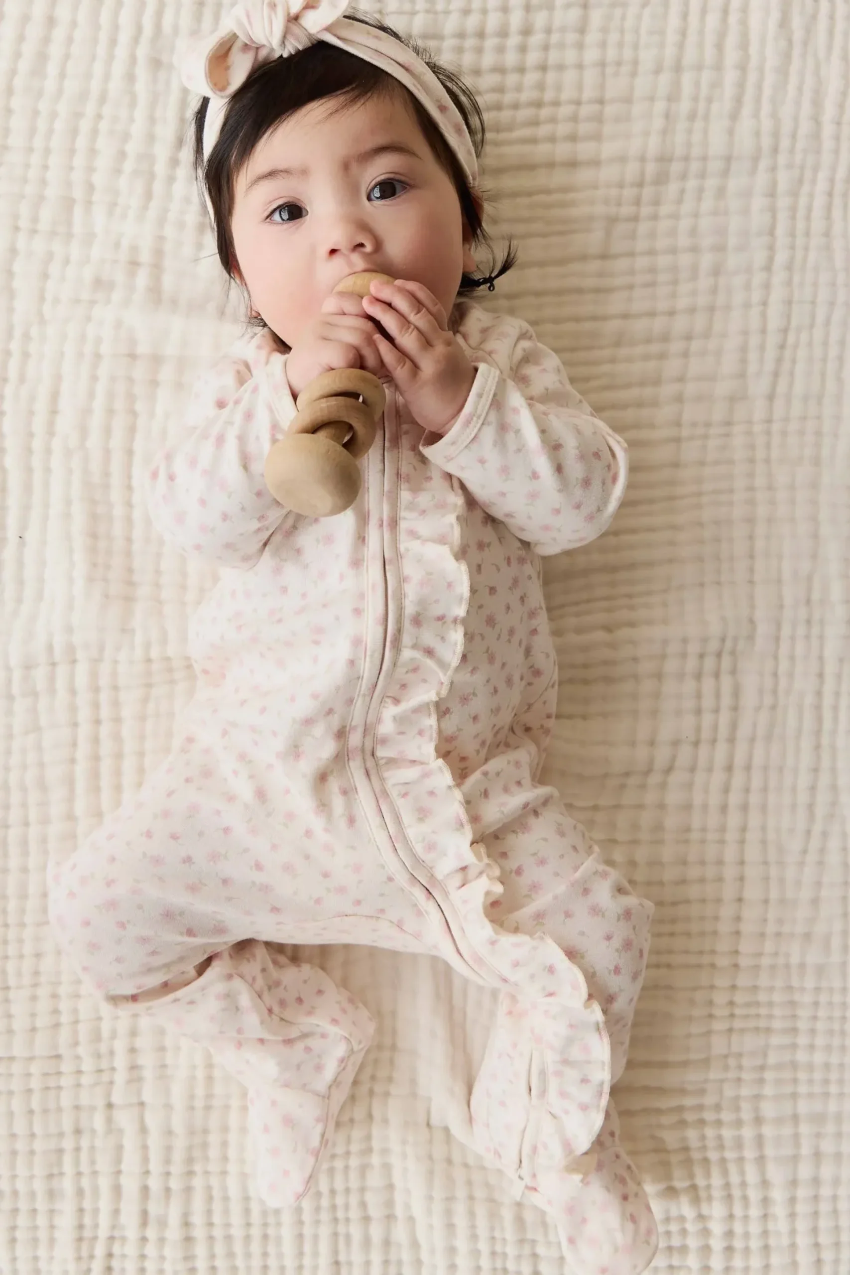 Organic Cotton Melanie Onepiece - Victoria Blush