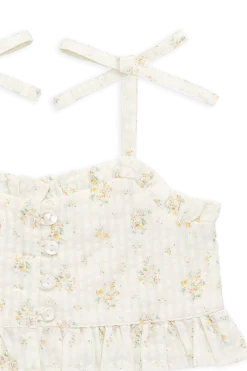 Organic Cotton Mirabel Top-Justine Parchment