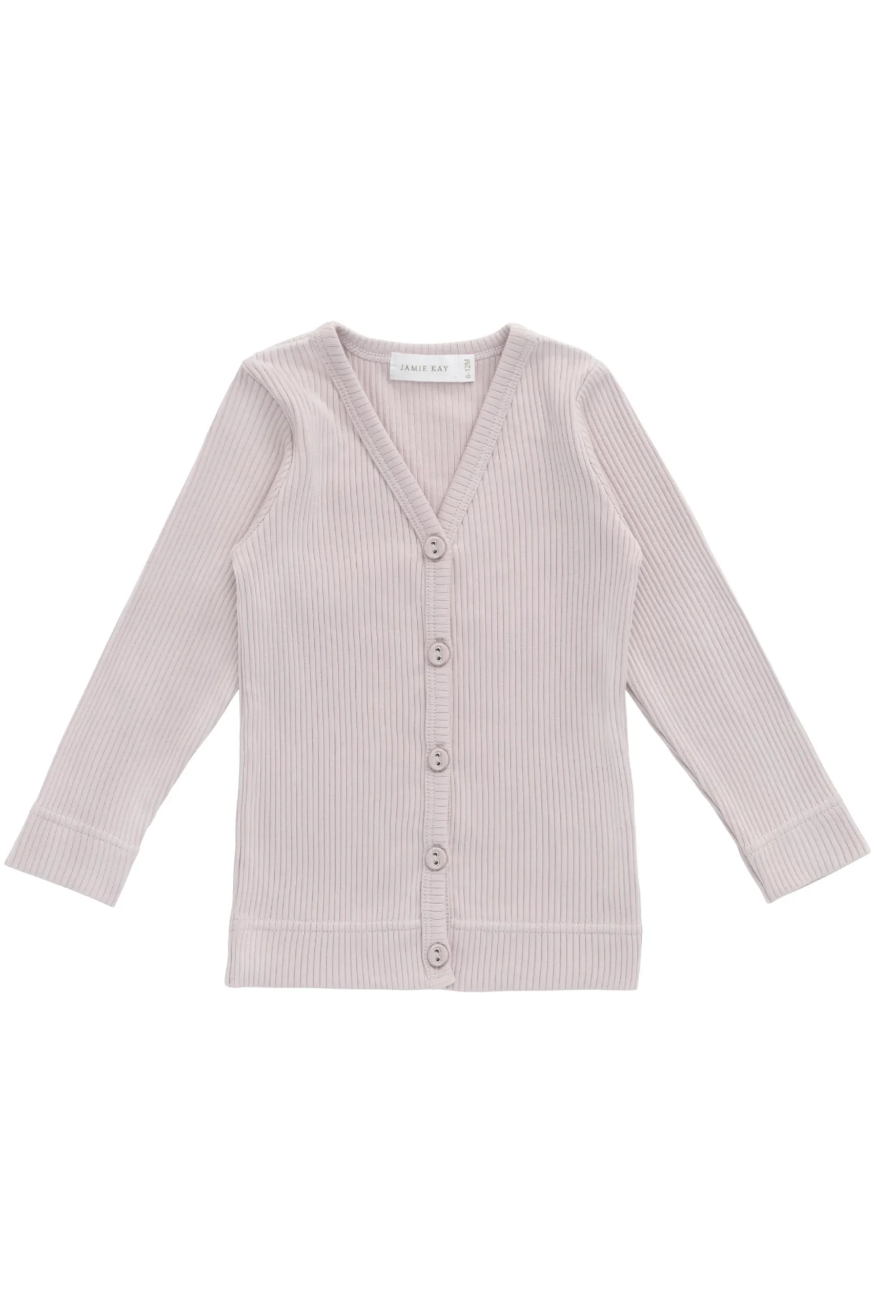 Organic Cotton Modal Cardigan - Violet Tint
