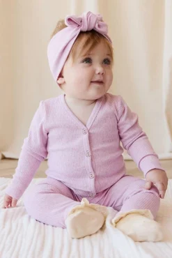 Organic Cotton Modal Cardigan - Orchid Marle