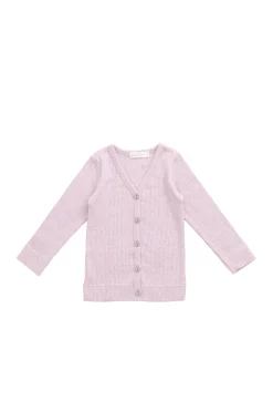 Organic Cotton Modal Cardigan - Orchid Marle