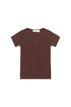 Organic Cotton Modal Henley Tee
