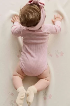 Organic Cotton Modal Marina Long Sleeve Bodysuit - Trinket