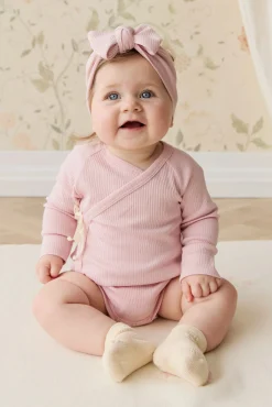 Organic Cotton Modal Marina Long Sleeve Bodysuit - Trinket