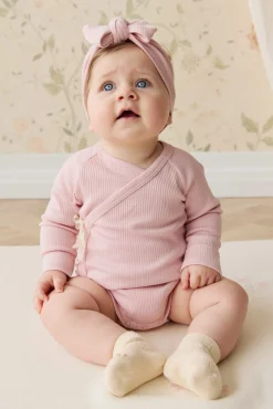 Organic Cotton Modal Marina Long Sleeve Bodysuit - Trinket