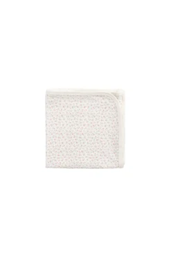 Organic Cotton Murphy Blanket - Posy Garden Pink
