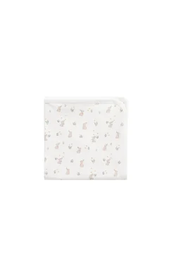 Organic Cotton Murphy Blanket - Lapin Jardin Crisp
