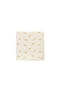 Organic Cotton Murphy Blanket - Play Ball Cassava