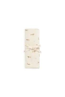Organic Cotton Murphy Blanket - Play Ball Cassava