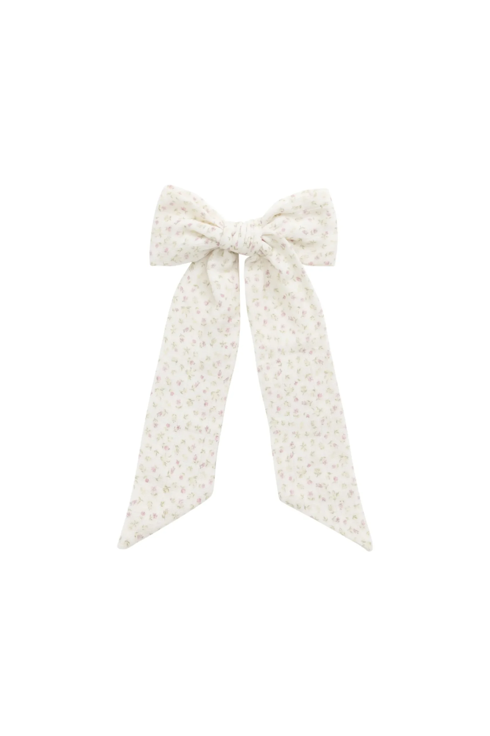 Organic Cotton Muslin Alora Bow - Pippa Pink