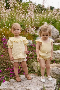 Organic Cotton Muslin Alora Top - Sunshine