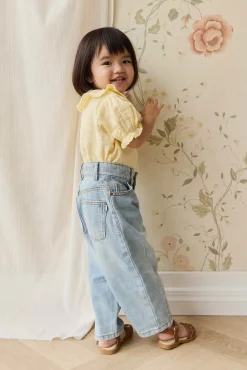 Organic Cotton Muslin Alora Top - Sunshine
