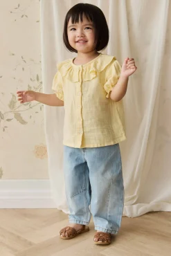 Organic Cotton Muslin Alora Top - Sunshine