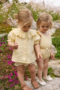 Organic Cotton Muslin Alora Top - Sunshine