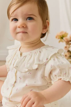 Organic Cotton Muslin Alora Top - Willow Rose