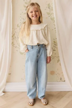 Organic Cotton Muslin Amira Blouse - Vintage Ditsy