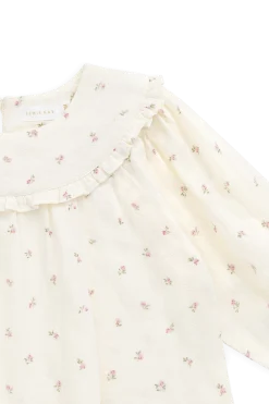 Organic Cotton Muslin Amira Blouse - Willow Rose
