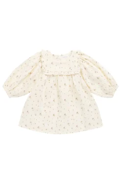 Organic Cotton Muslin Amira Dress - Dina Antique