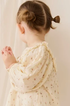 Organic Cotton Muslin Amira Dress - Dina Antique
