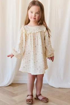 Organic Cotton Muslin Amira Dress - Dina Antique