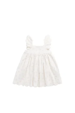 Organic Cotton Muslin Annalise Dress - Pauline Pink