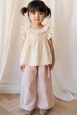 Organic Cotton Muslin Banks Blouse - Dina Antique