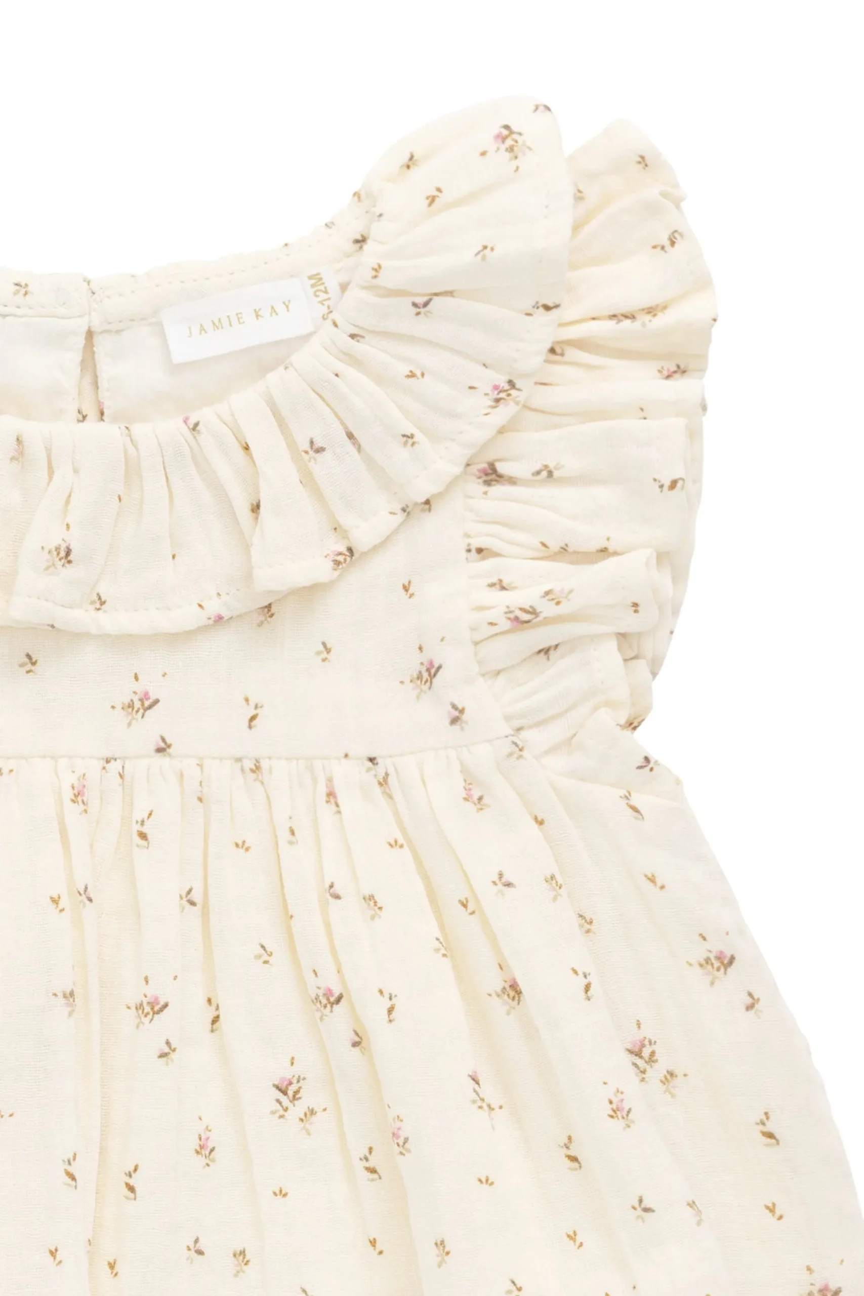 Organic Cotton Muslin Banks Blouse - Dina Antique