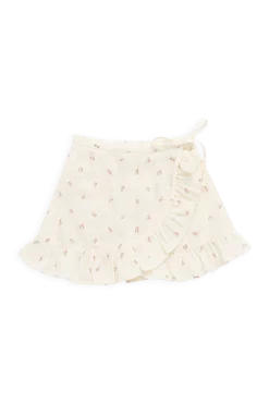 Organic Cotton Muslin Celine Skirt - Willow Rose