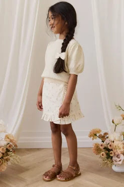 Organic Cotton Muslin Celine Skirt - Willow Rose