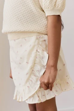 Organic Cotton Muslin Celine Skirt - Willow Rose