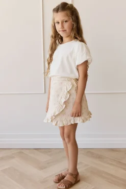 Organic Cotton Muslin Celine Skirt - Emelia Pink