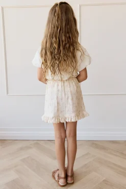 Organic Cotton Muslin Celine Skirt - Emelia Pink