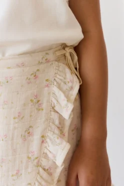 Organic Cotton Muslin Celine Skirt - Emelia Pink
