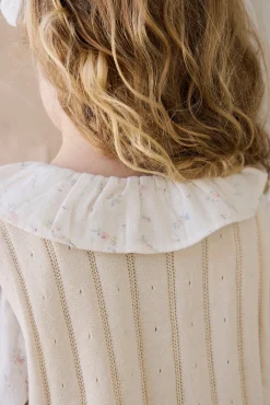 Organic Cotton Muslin Christabel Blouse - Solange Snow