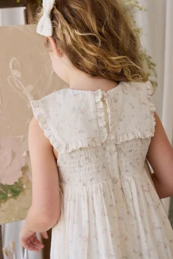 Organic Cotton Muslin Christabel Dress - Solange Snow