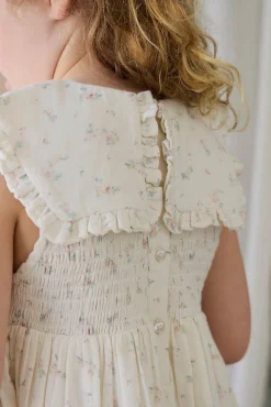Organic Cotton Muslin Christabel Dress - Solange Snow