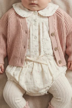 Organic Cotton Muslin Classic Bloomer - Solange Snow