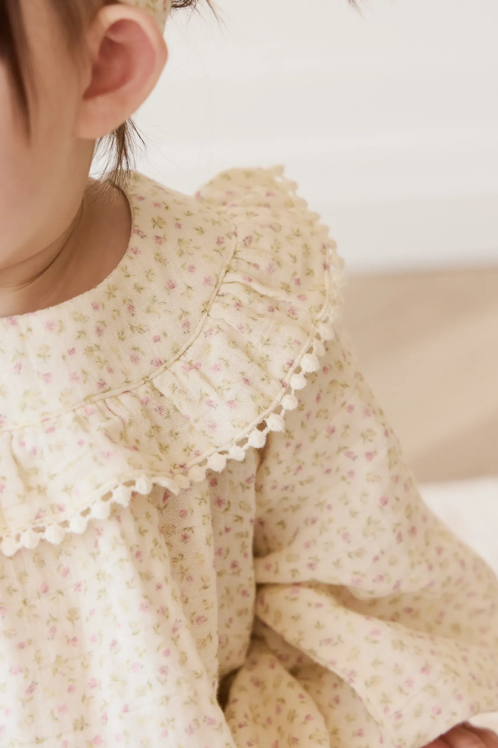 Organic Cotton Muslin Cleo Blouse - Pippa Pink