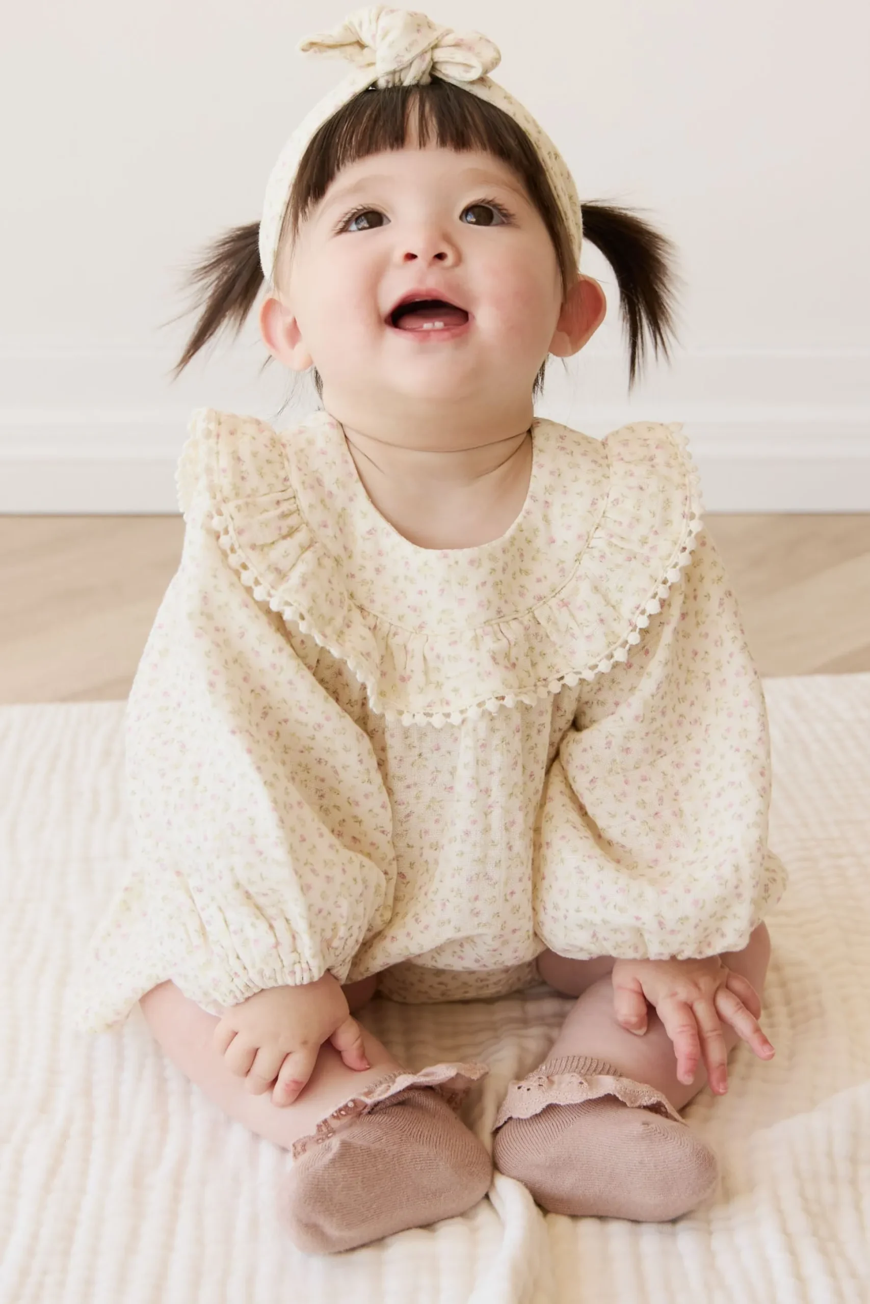 Organic Cotton Muslin Cleo Blouse - Pippa Pink