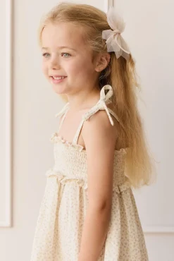 Organic Cotton Muslin Cleo Dress - Pippa Pink