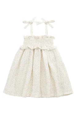 Organic Cotton Muslin Cleo Dress - Pippa Pink