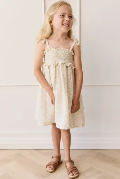 Organic Cotton Muslin Cleo Dress - Pippa Pink