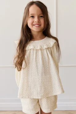 Organic Cotton Muslin Emelia Short - Pippa Pink