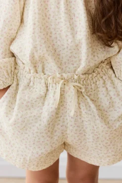 Organic Cotton Muslin Emelia Short - Pippa Pink